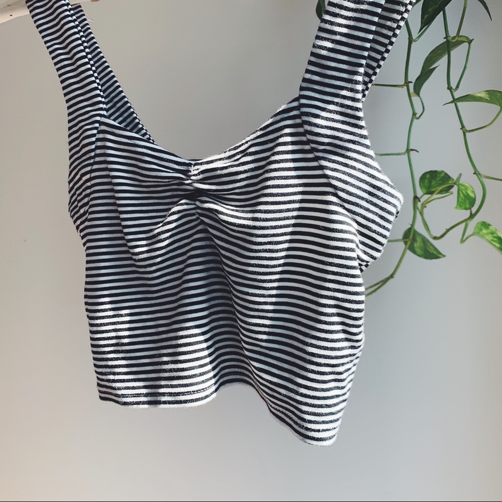 Striped Crop Top